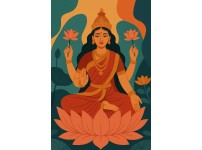 인도 신화의 라크슈미 여신