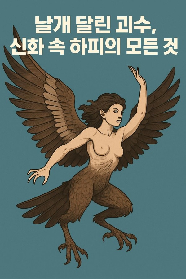 신화 속 하피 일러스트